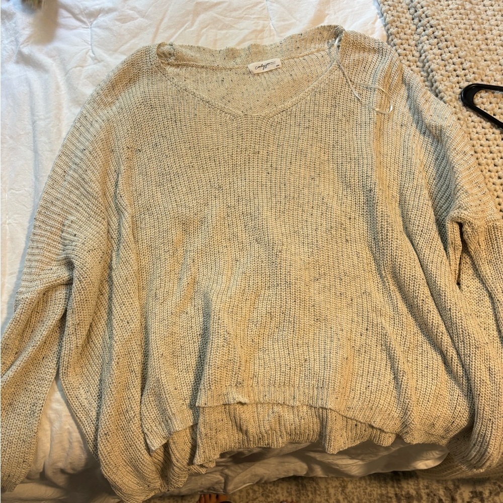 Carly Jean Los Angeles oversized knit sweater